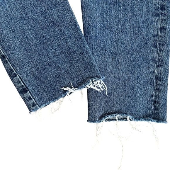 Agolde Revolve Criss Cross High Rise Straight Jean - Picture 5 of 13